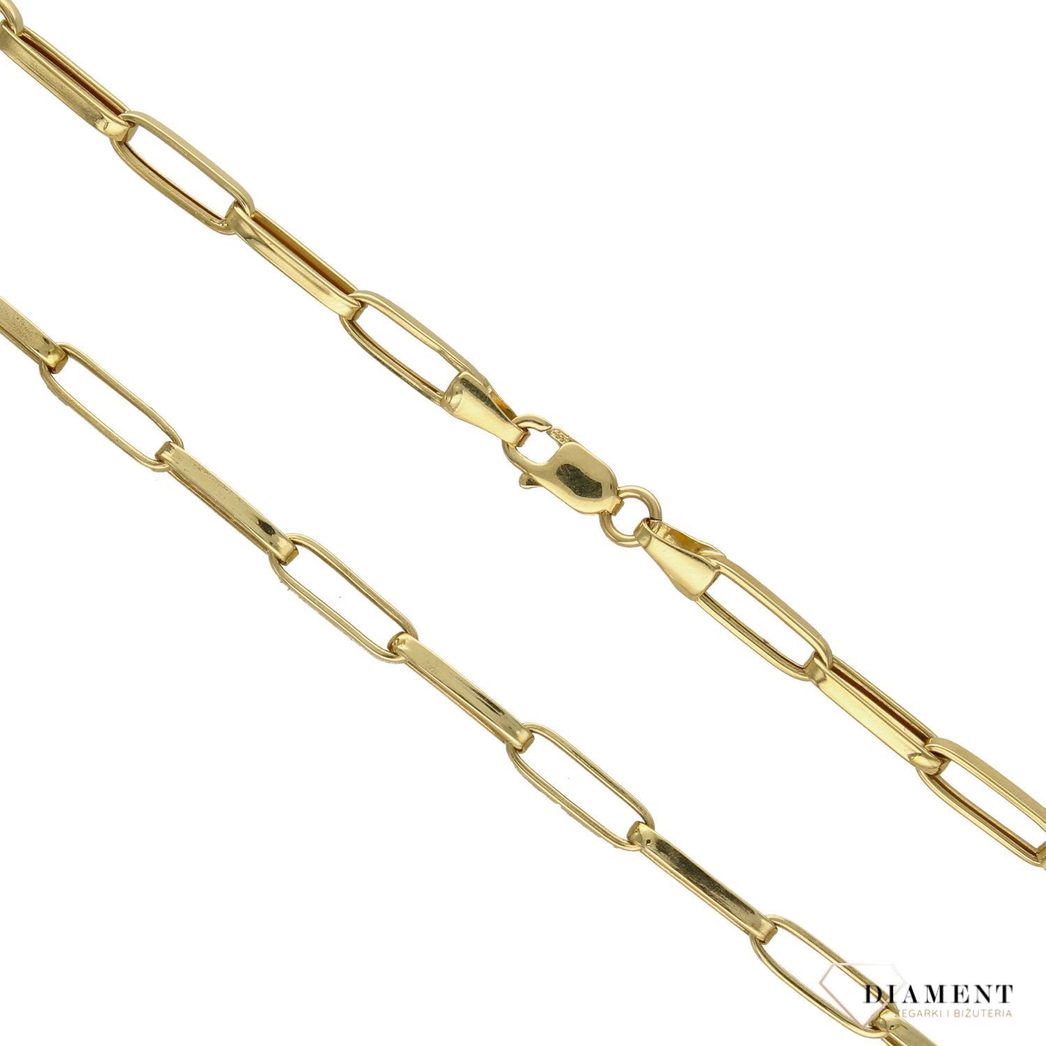 Złoty łańcuszek 585 długi ankier 4 mm DIA-LAN-3147-585 4mm (1).jpg